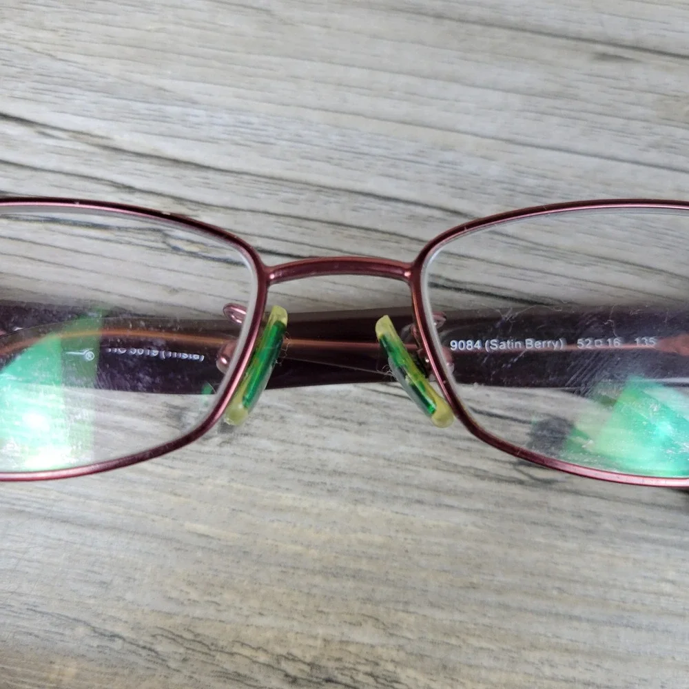 Coach Eyeglass Frames HC5019 Trista 9084 Satin Berry Rectangular Women 52-16-135